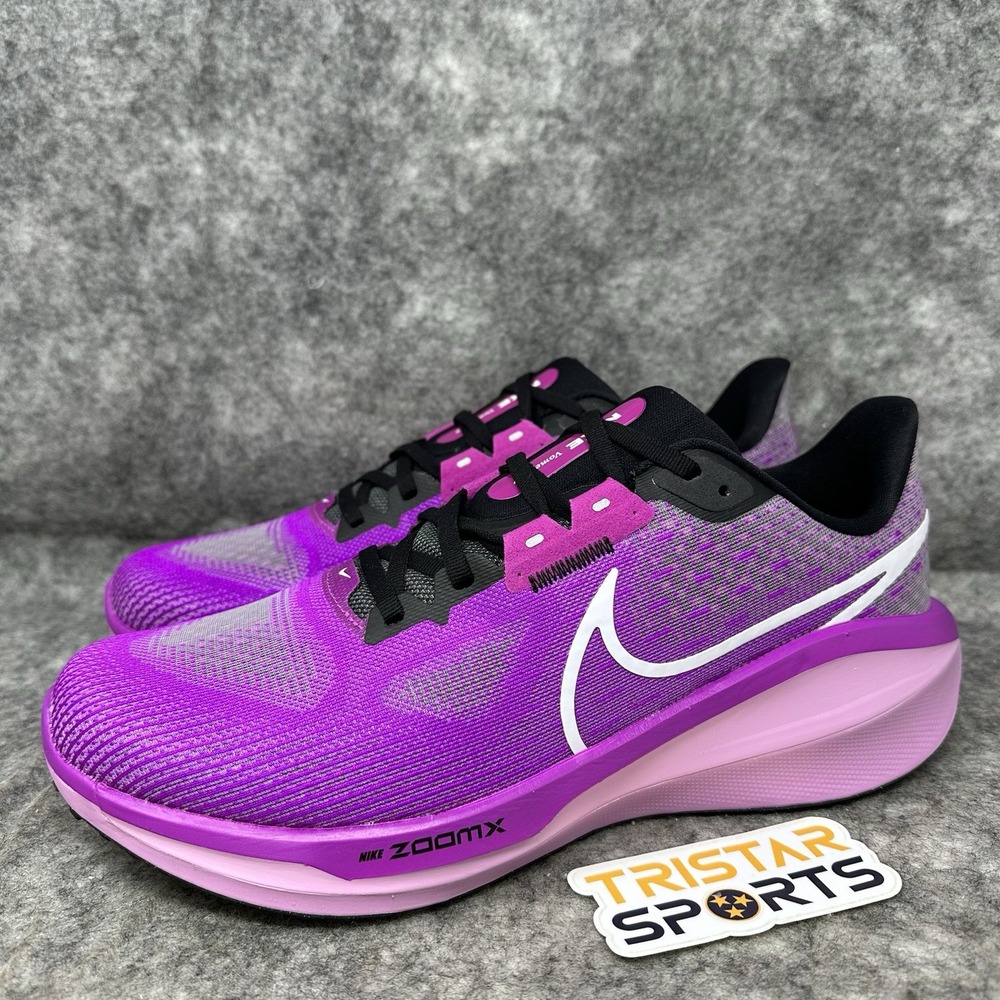 Nike Air ZoomX Vomero 17 Running Shoes Mens Sz 10 Hyper Violet Black FB1309-500